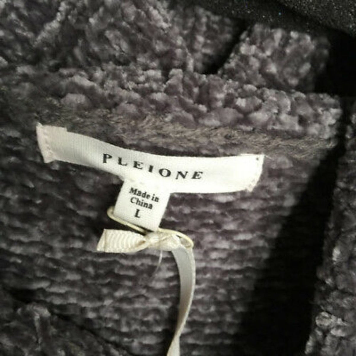 Pleione Pullover Marble Grey Sweater Size LaRGeTurtle neck Long Sleeve NEW cozy