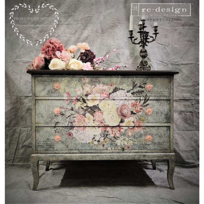 Re Design by Prima Transfer Sticker Life in Full Bloom 24x35" Spring Florals