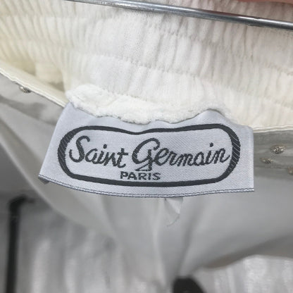 Saint Germain Vintage 2 Piece Sequin High Waist Padded Shirt & Pant Set XL New
