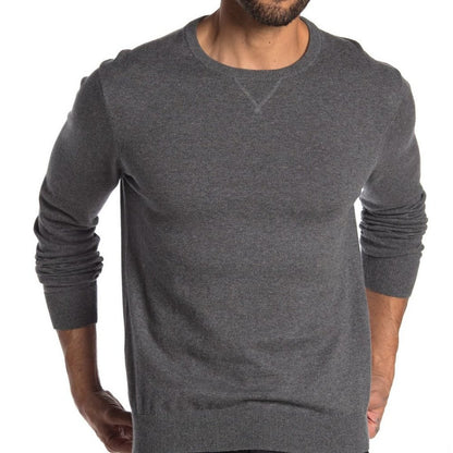 WALLIN & BROS Classic Crew Neck Pullover Sweater Long Sleeve Ribbed Cuffs Small