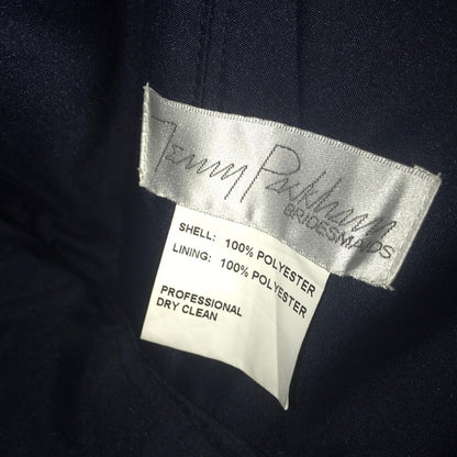 Jenny Packham Bridesmaid Dress Midnight Blue Size 10 Formal Gown Maxi