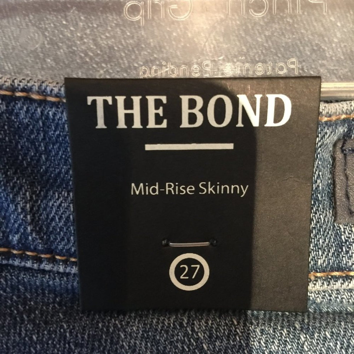 Blank Nyc The Bond Beaded Skinny Jeans Mid-Rise Medium Wash Blue Size 27