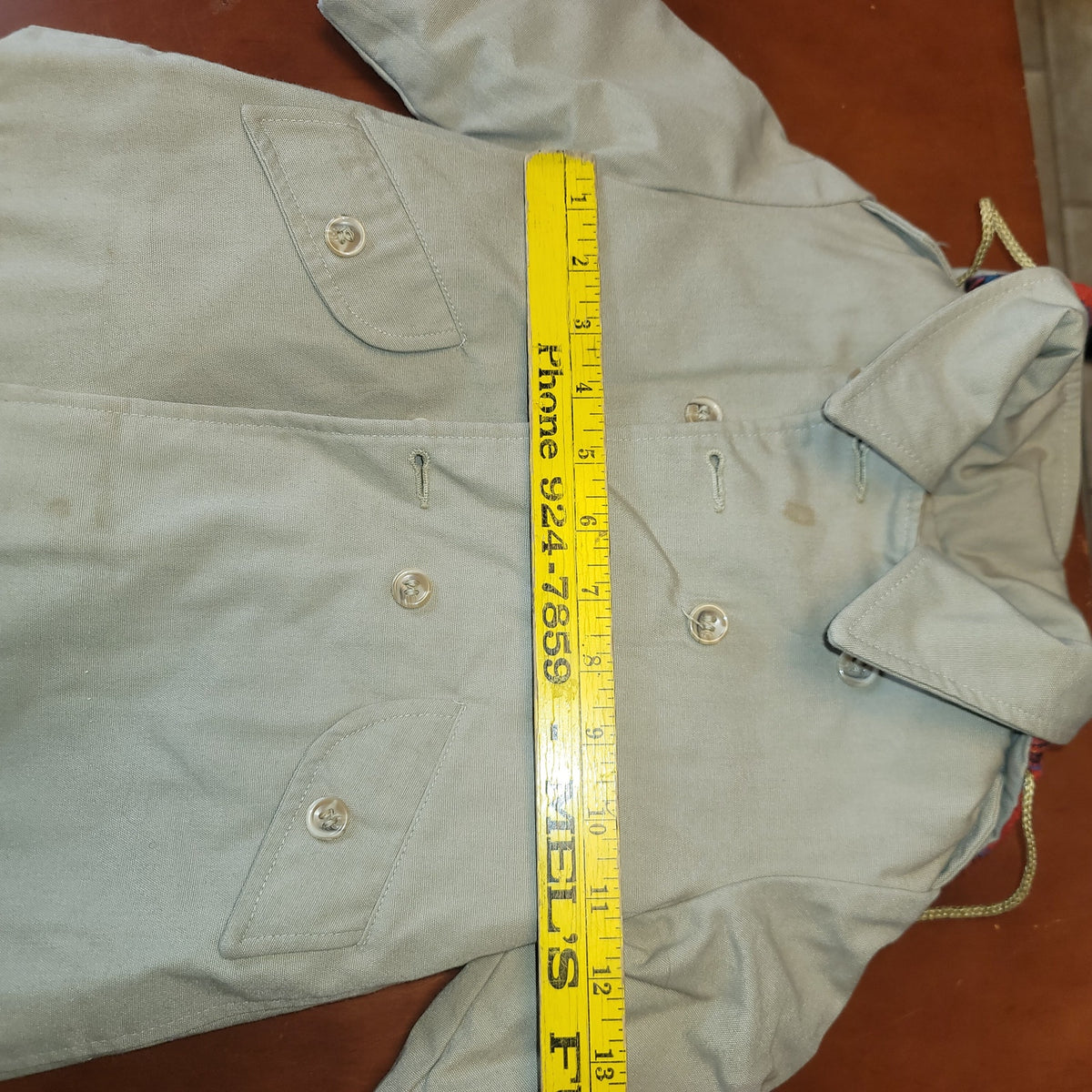 London fog VINTAGE child's coat metal zipper liner Hooded tan Toddler 8-12 month