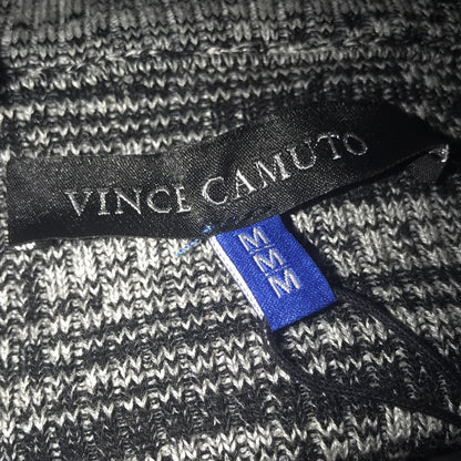 Vince Camuto Men's Grey Quarter Zip Mock Neck Sweater Size Medium