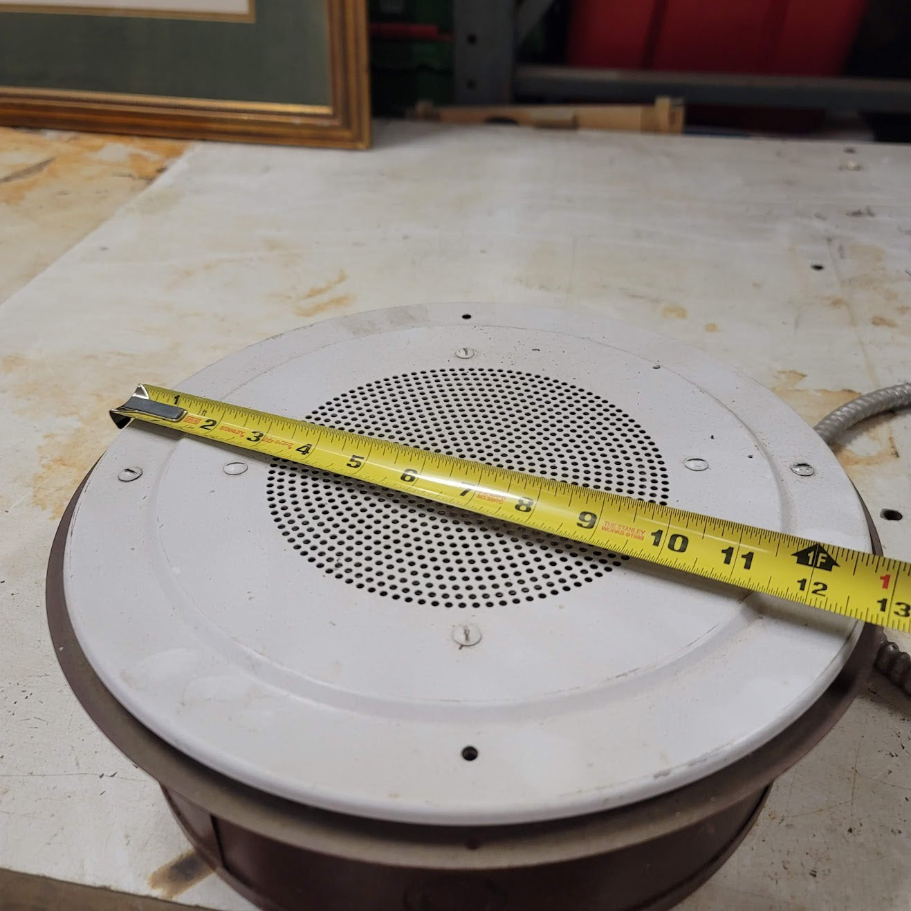 Round hard wired Ceiling speakers SECONDHAND SANDIES