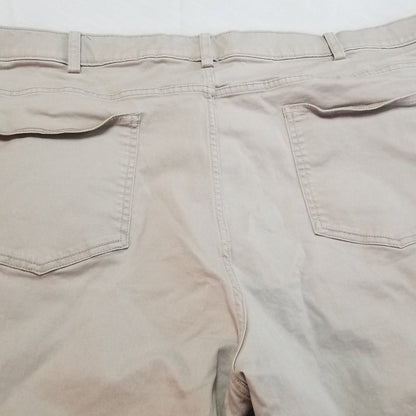 Roundtree & Yorke Casuals Chino Pants Flat Front Size 48X32
