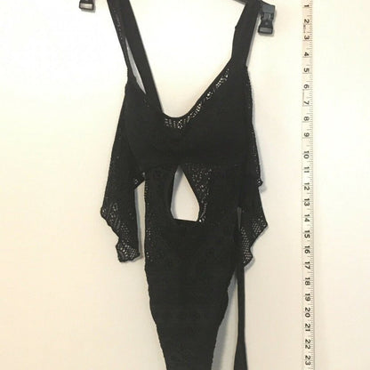 BECCA by Rebecca Virtue Tie Front Swimsuit Size Small