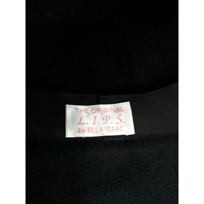 L.i.p.s By Ella Isaac Black Brown wool cloche Hat Women's 30's style
