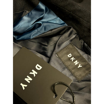 DKNY NWT Men’s “Derron” All Weather Parka Coat Navy Basket Weave 42R