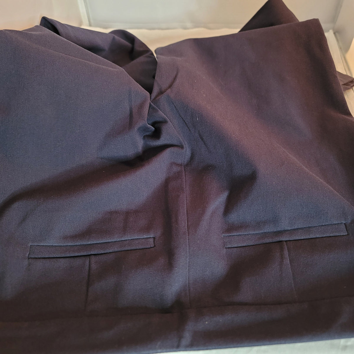 Nordstrom NEW pullon 1901 Navy Night Size 6 Petite Cropped Stretchy Pants slacks