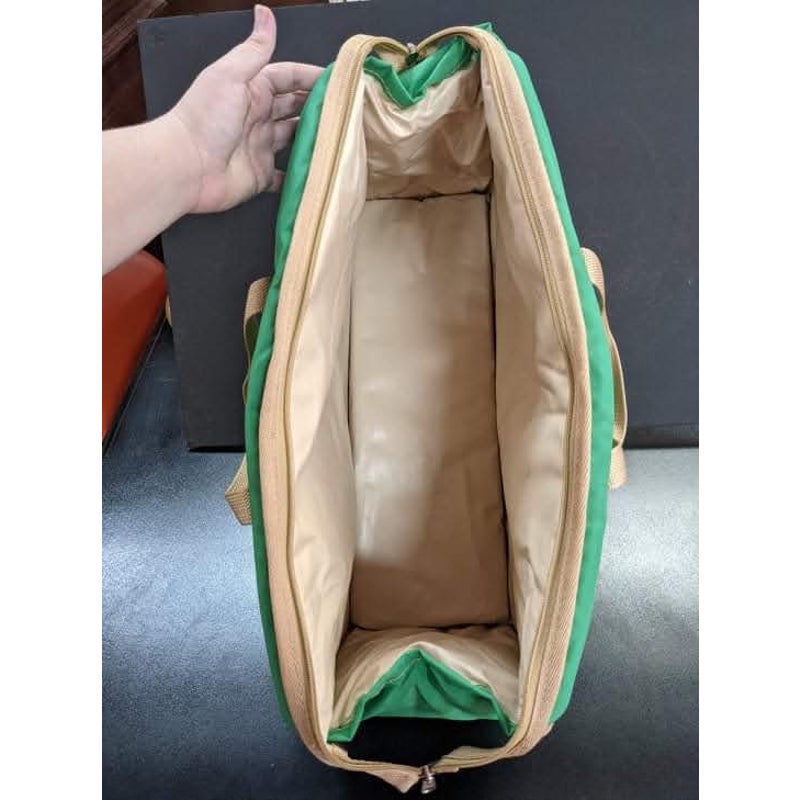 Insulated Cooler travel Waterproof  tote Bag Organizer soft sided Green One Size