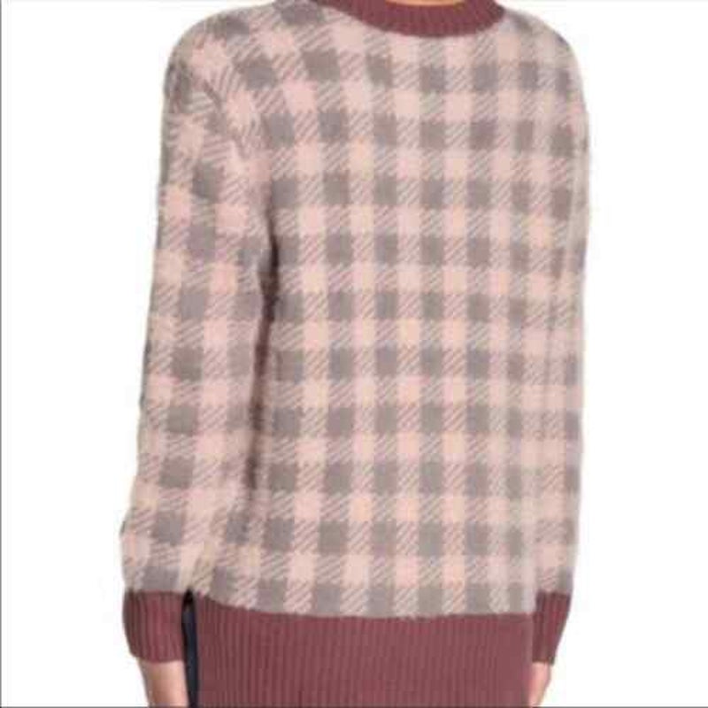 Susina NWT Classic Checkered Pullover Sweater Long Sleeve Crew Neck Size MP