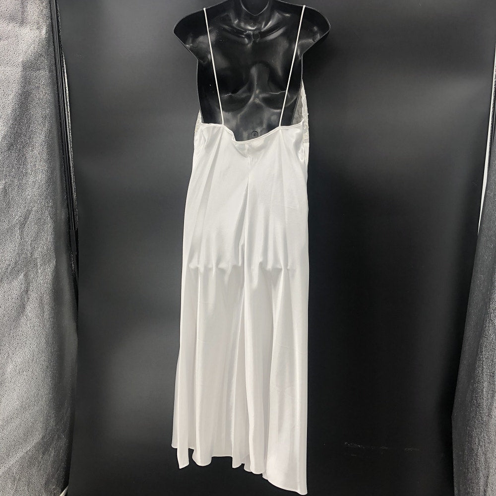 Etienne White Lace Puff Sleeve Rob Set Negligee Pajama Large Peignoir Honeymoon