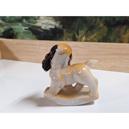 Vintage Lady Tramp Cocker Spaniel Dog Ceramic Rocking Horse Knick Knack JAPAN