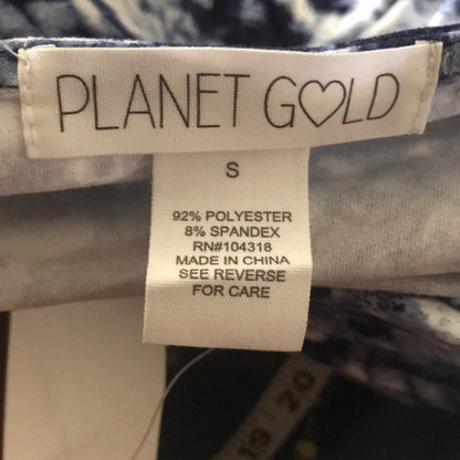 Planet Gold NEW Blue Tie-Dye Dress Size Small