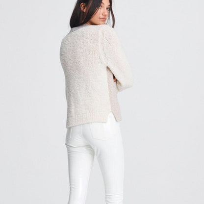 Rag & Bone NWT Davis Wool Crew Color Block Sweater XXS warm two tone
