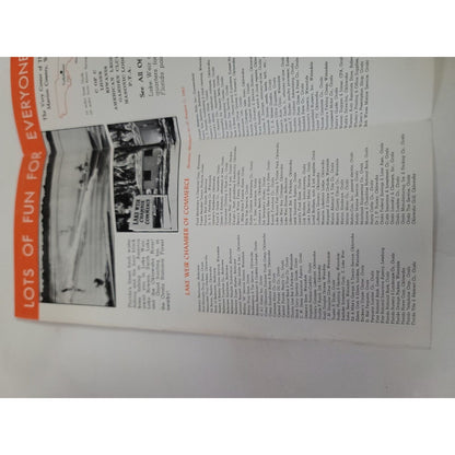 1960s LAKE WEIR brochure MARION COUNTY Commerce Old FLORIDA History Business