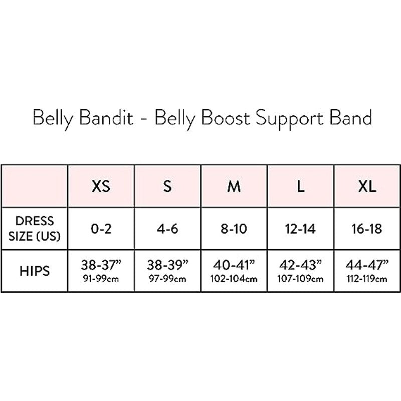 Belly Boost Pregnancy Support Wrap LARGE black NEW