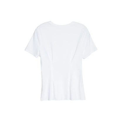 Treasure & Bond NWT White Corset Detail T-Shirt Size Small