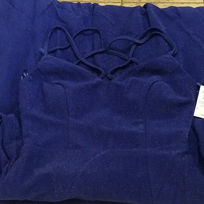 MORGAN & Co.  Electric Blue Maxi Formal dress Size 1 Orignally 120.00 gown NEW