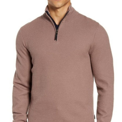 Ted Baker London 2XL Tunnel Pullover Sweater wool blend Long Sleeves Dusky Pink