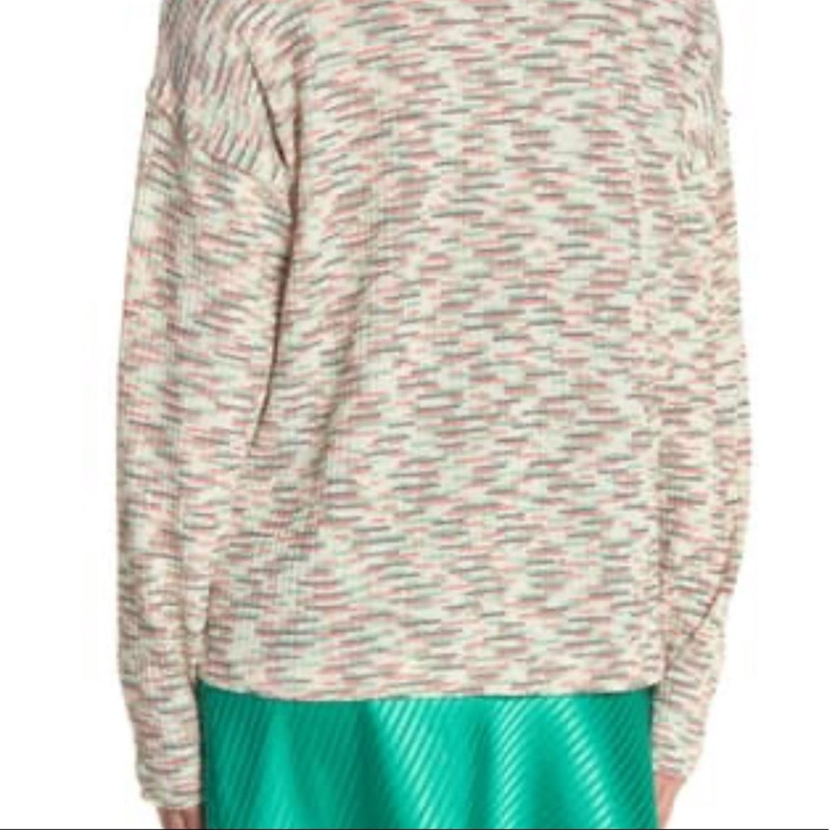 Code X Mode Green Multi Space Dye Sweater Size Large
