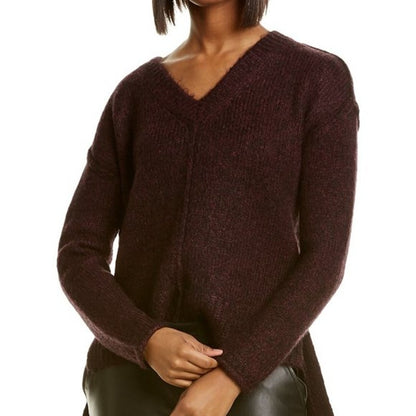 Habitual NWT Emmy Mohair/Wool-Blend V-Neck Sweater Size Medium