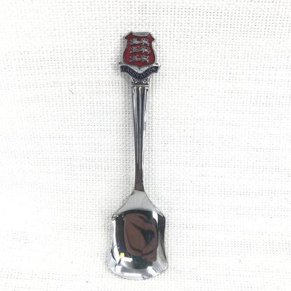 Triple Lion Square bowl Shaped Shovel Sugar Spoon Caernarvon