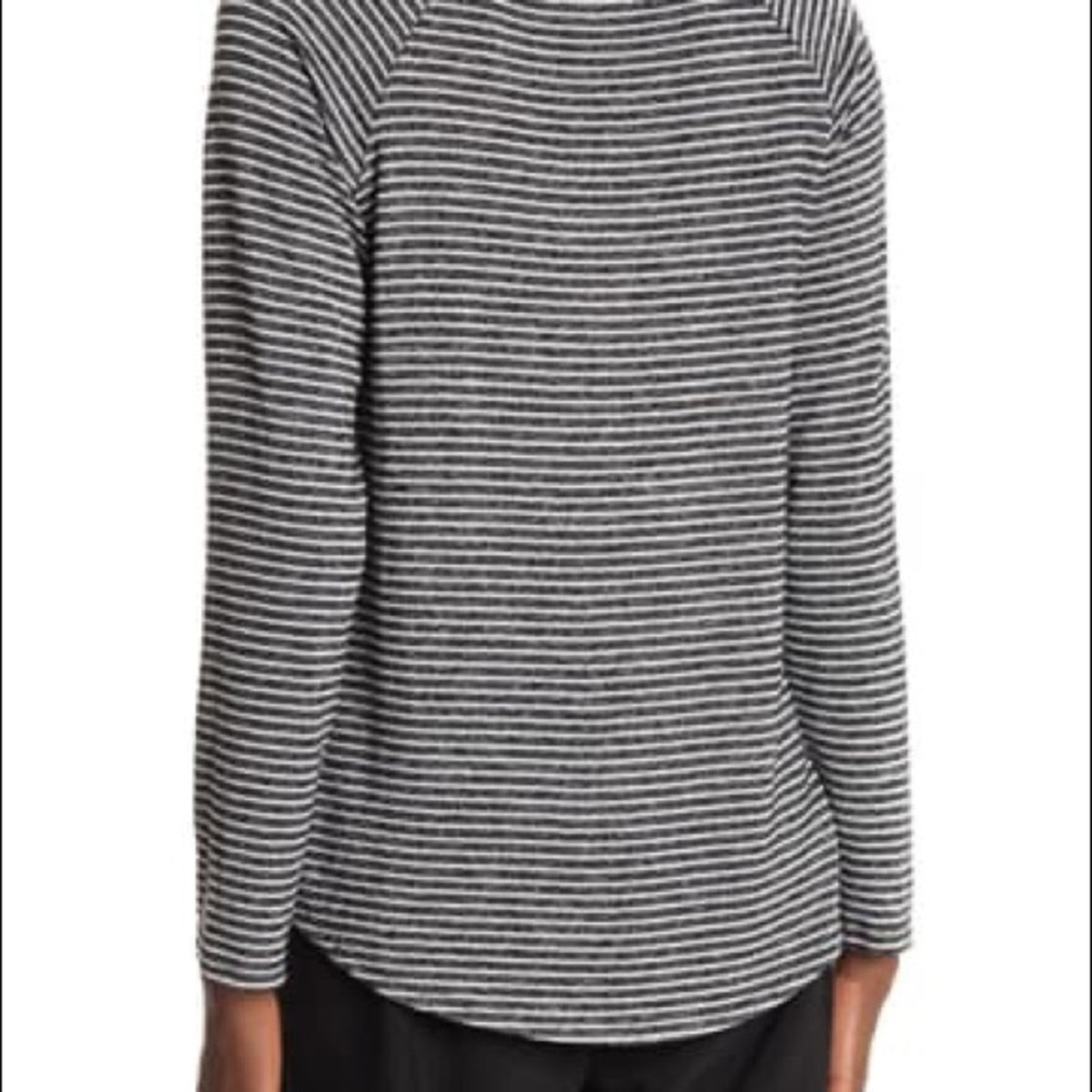 Gibson NWT Ruffled Edge Raglan Pullover Top Size XLarge