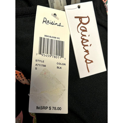 Raisins NWT Indo Bloom Puerto Vallarta Cheeky One-Piece Swimsuit Size Small