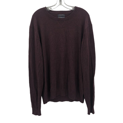 Wallin & Bras Men's Crew Neck Knitted Sweater Long Sleeves Brown Size XL NWTf
