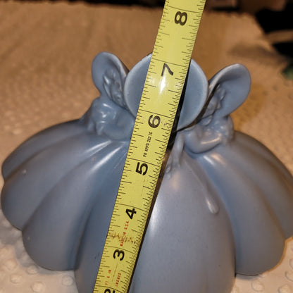 Vintage 3 girls planter Maidens Southern Belles Blue bonnets Triple Vase Unique