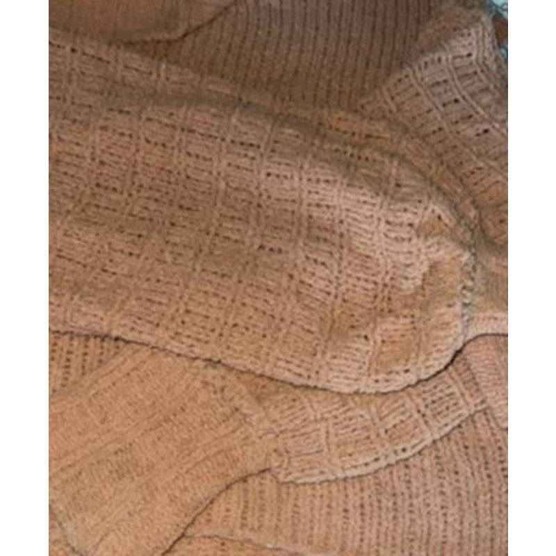 Free People NWT Be Yours Cowl Neck Sweater Size Large in Camel NWT Oversized NEW