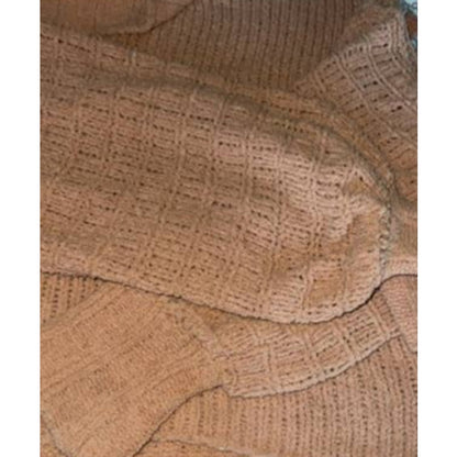 Free People NWT Be Yours Cowl Neck Sweater Size Large in Camel NWT Oversized NEW