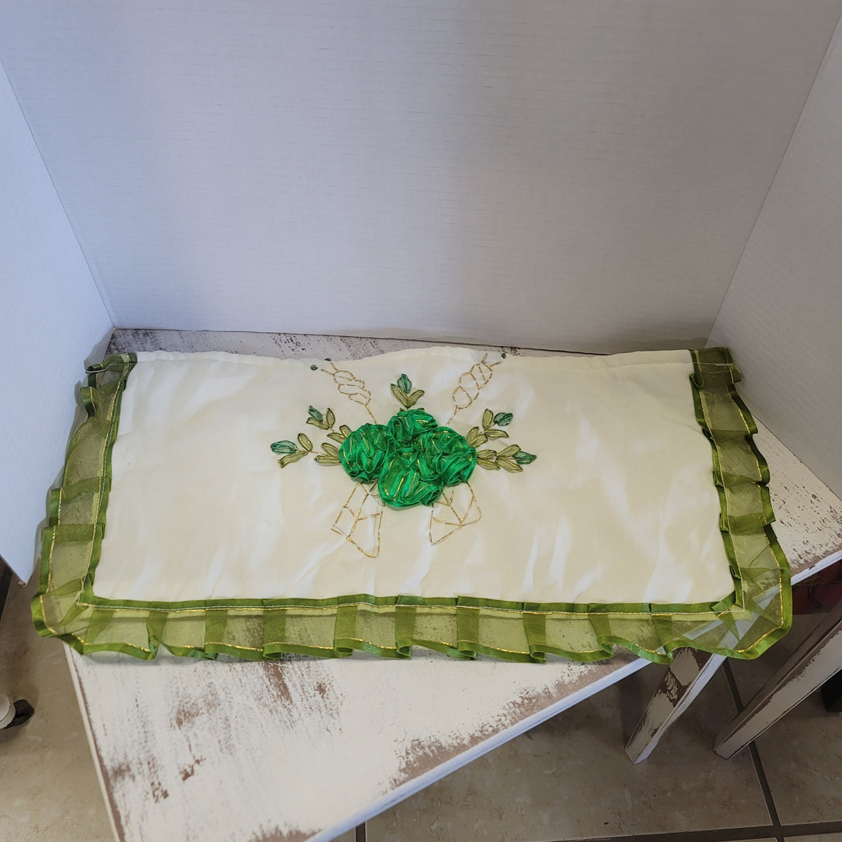 3 PC. Toilet tank tissue cover home decor bathroom over the top Handmade Custom
