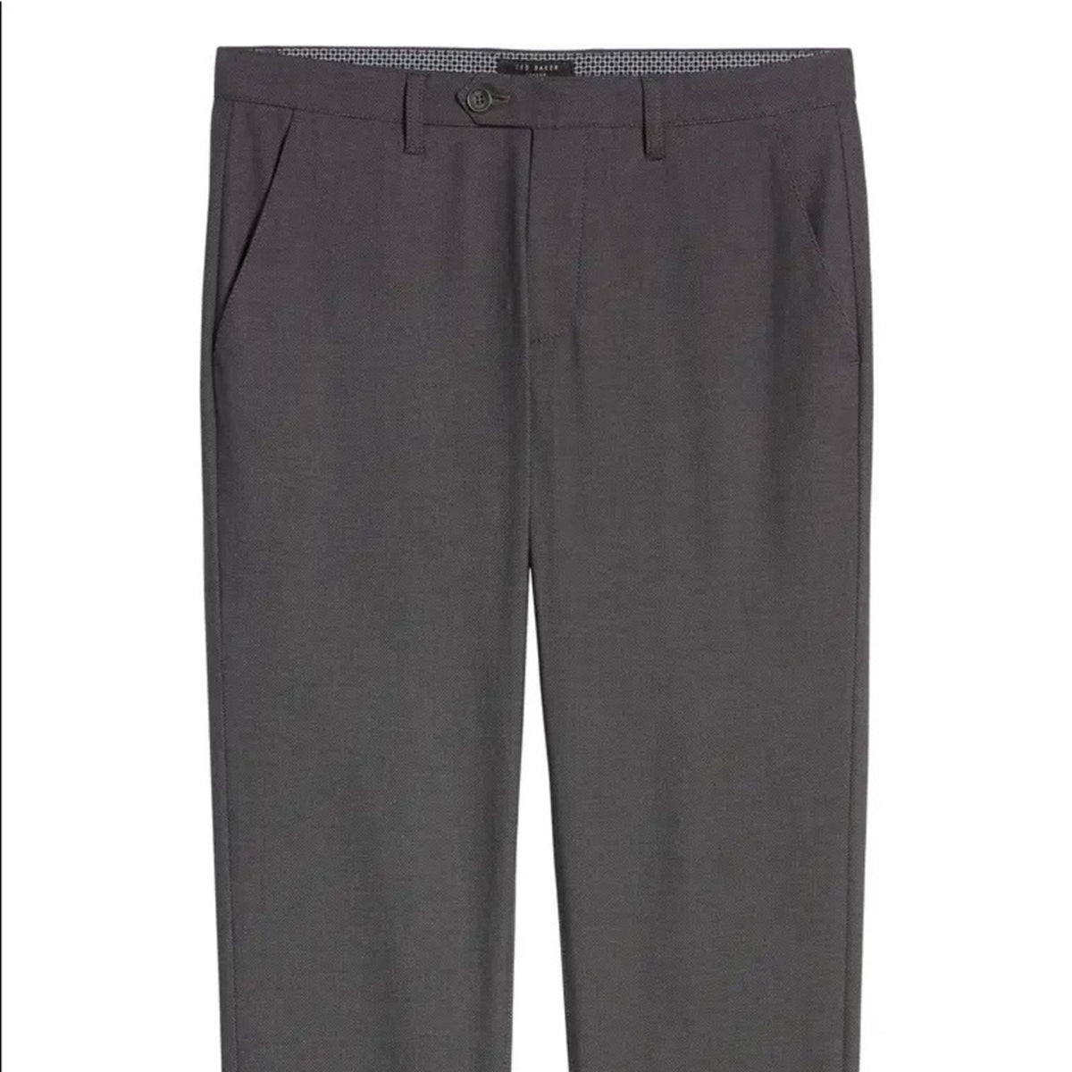 Ted Baker Slim Fit Classic Grey Dress Pants 40R 32" Inseam 40" Waist