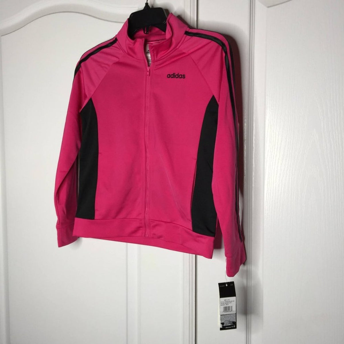 Adidas Girls Big Event Track Jacket Long Sleeve Size Large 14