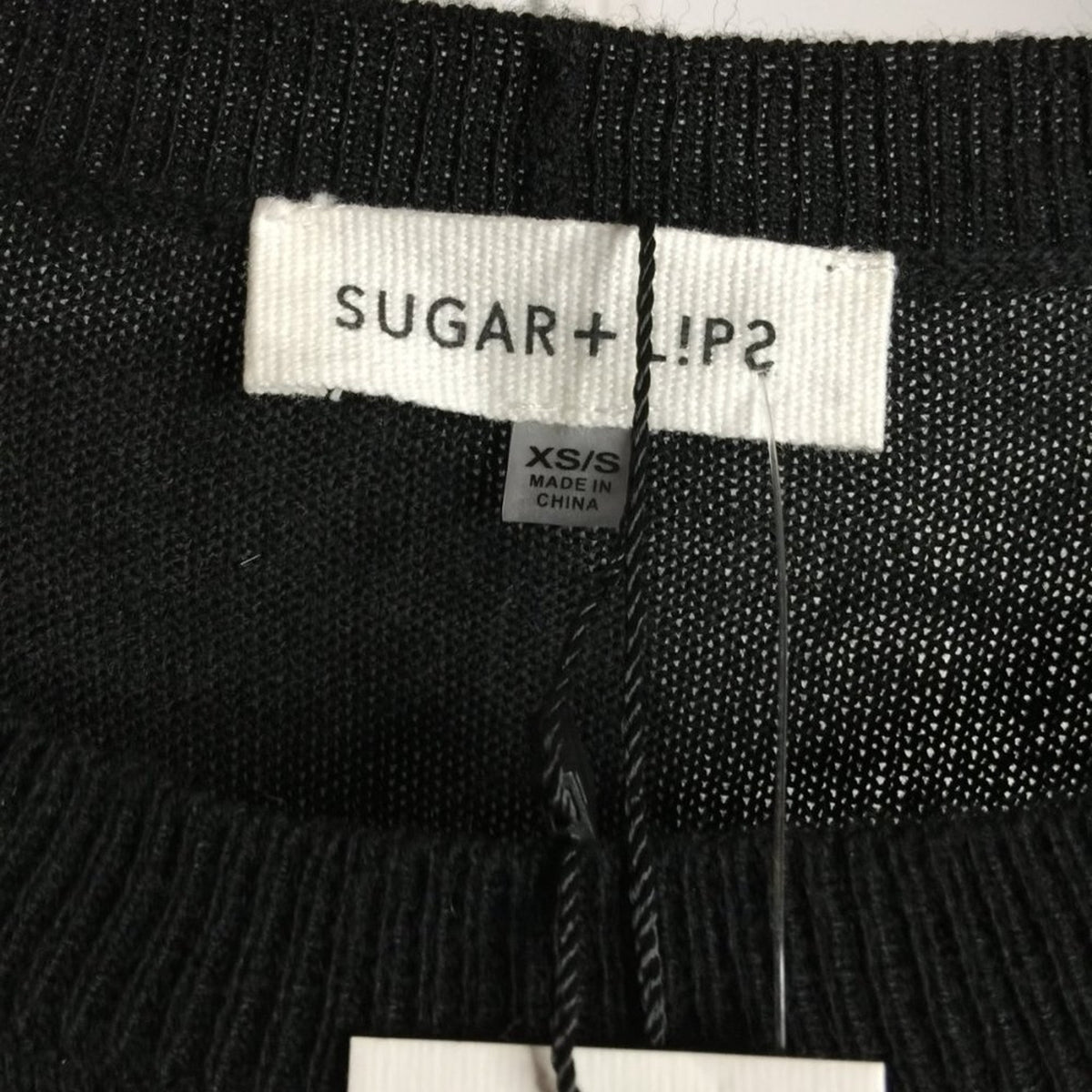 NWT Sugarlips Azariah Knit Sweater Crew Neck Size X-Small
