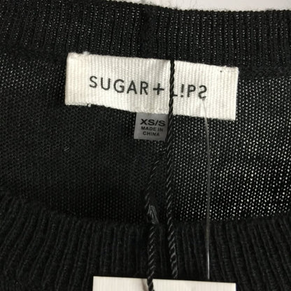 NWT Sugarlips Azariah Knit Sweater Crew Neck Size X-Small