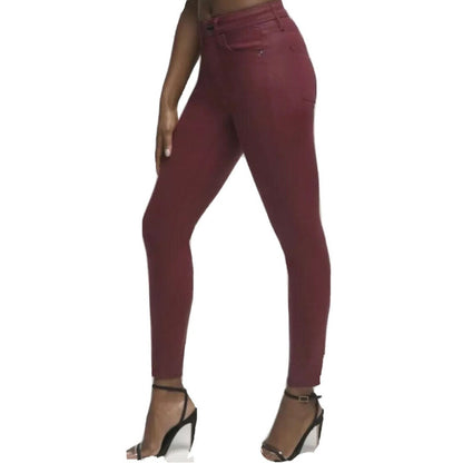 Good American Skinny Sculpting Super Stretch Jeans Sz 10/30 in Burgundy NWT