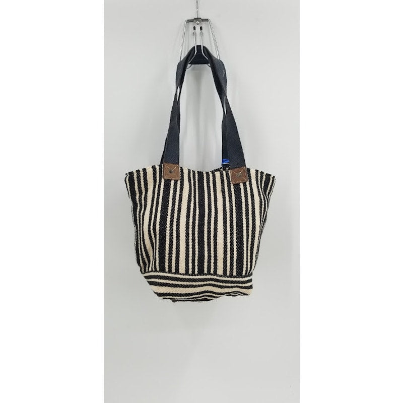 B. The Change striped cotton shoulder bag tote purse soft NWT beachbag
