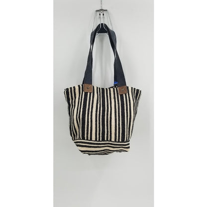 B. The Change striped cotton shoulder bag tote purse soft NWT beachbag