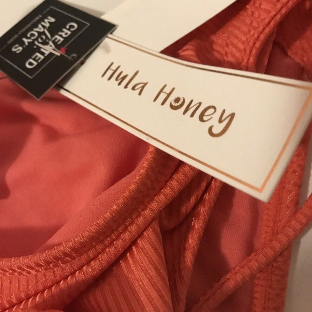 NWT Hula Honey Swimsuit Bikini Bottom Lace up Side Size XSmall