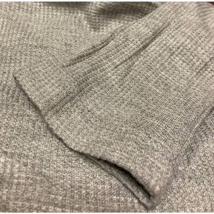 Abound Grey Porpoise Small Rib Knit Top NEW Scoop Neck Rounded Hem Long Sleeve
