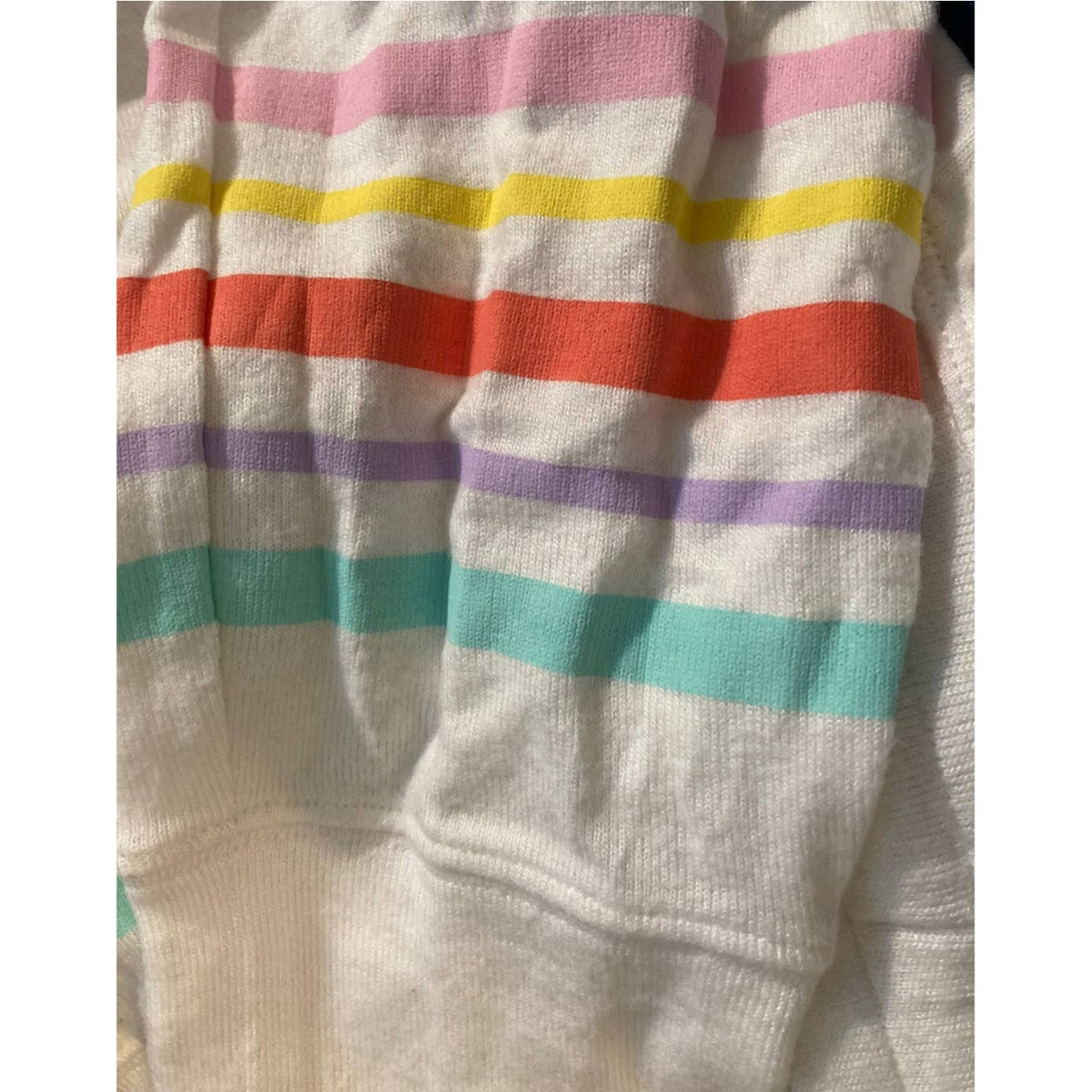BP. Women's Loungewear Sleep Pants Size Small White Retro Stripe NWT Pockets