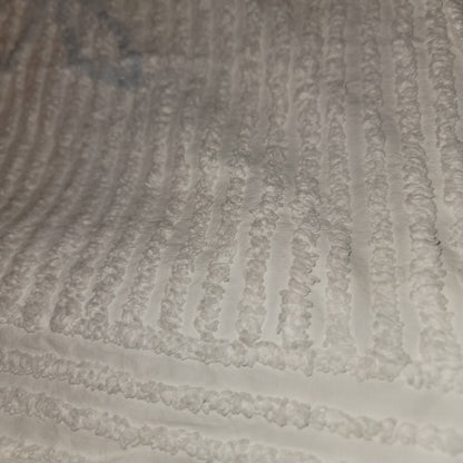 Chenille baby blanket Bunnies Blue pink yellow VINTAGE Crib bedspread