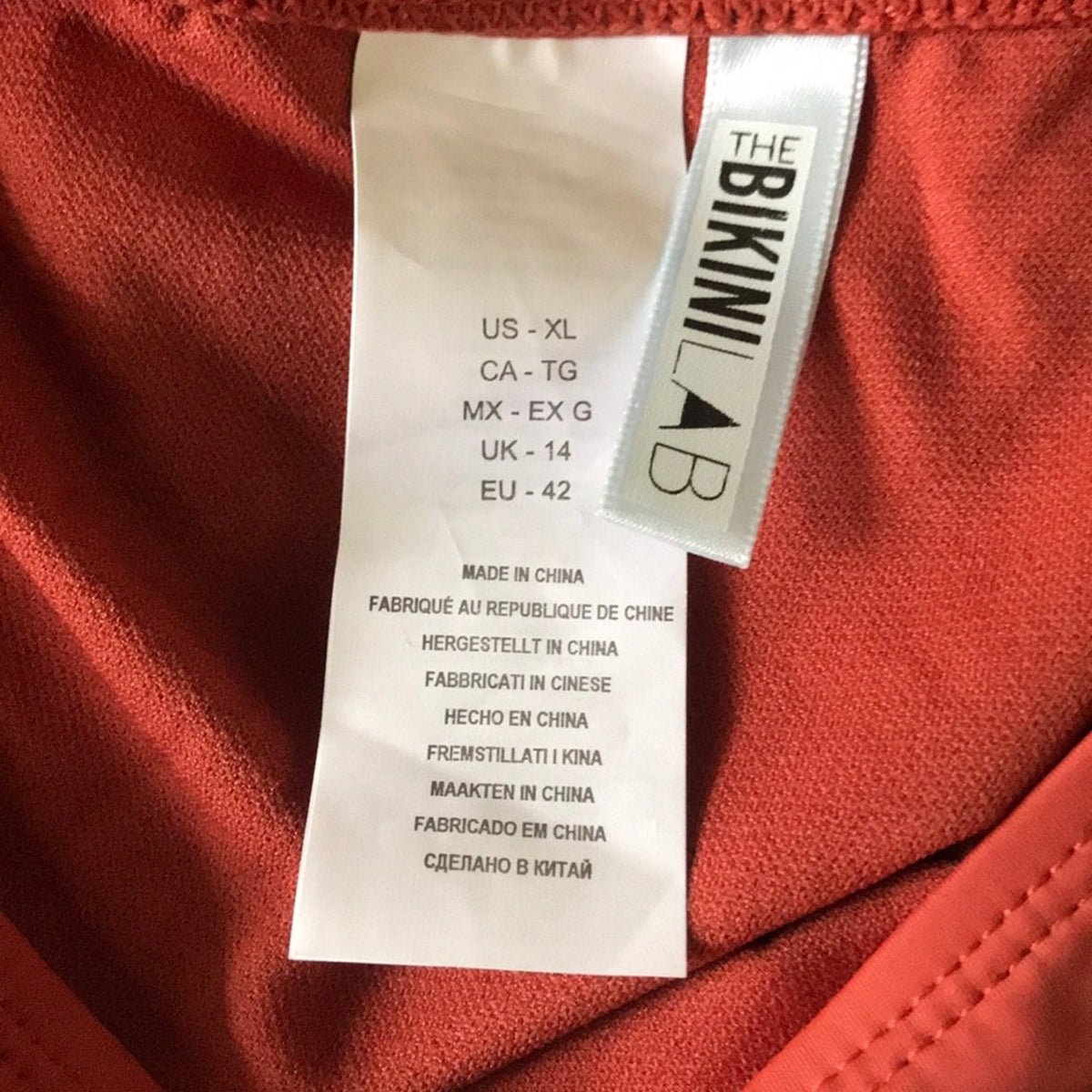 The Bikini Lab Solid French Bikini Bottoms Size XLarge
