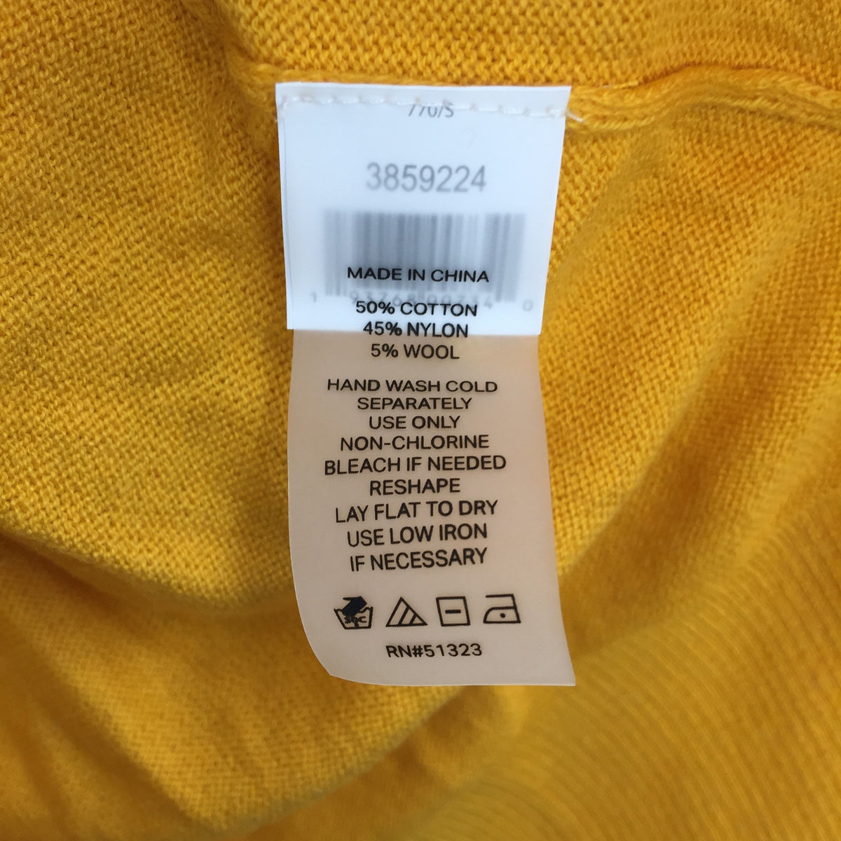 Courte & Rowe Voila Fine Guage Pullover Sweater Lightweight Yellow Size Small