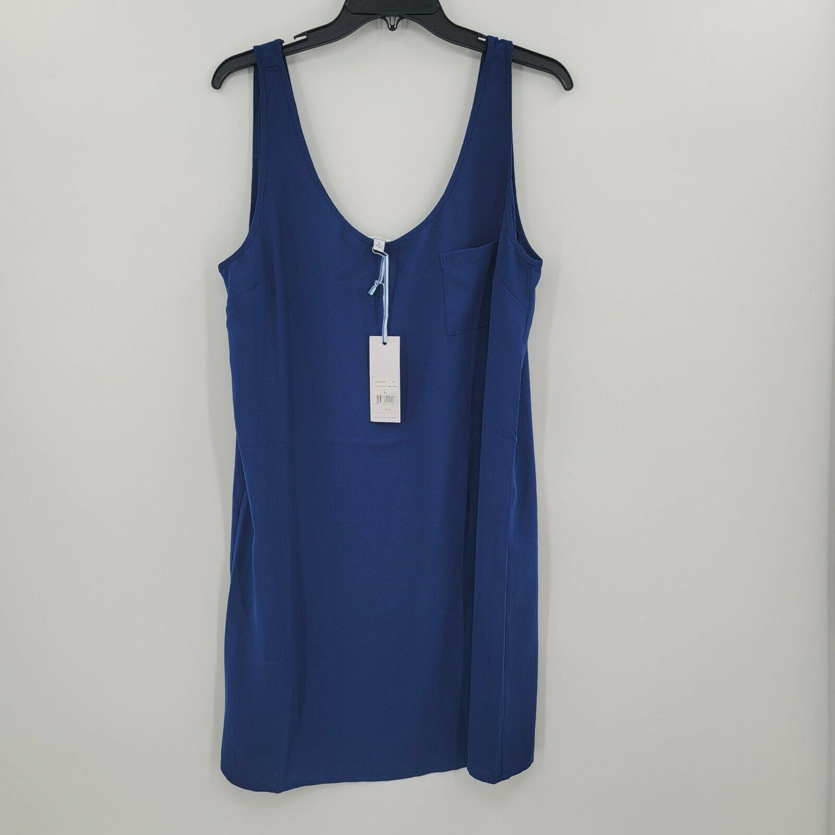 Southern Tide Women's Sleeveless Scoop Neck Carly Tank Dress Twilight Blue Large