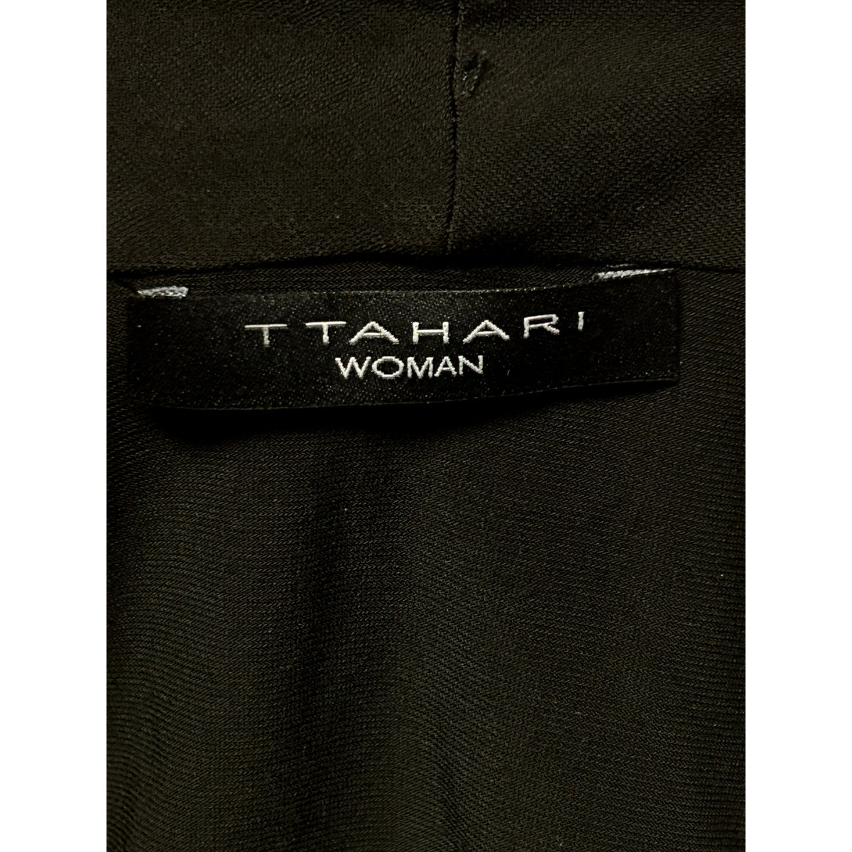 T Tahari NWT Open Front Cardigan Black Sheer Hem Size 1X